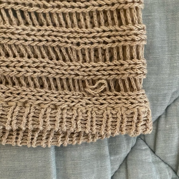 LAST CHANCE Women’s Long-Sleeved V-Necked Open Knit Sweater Size S - Picture 6 of 10